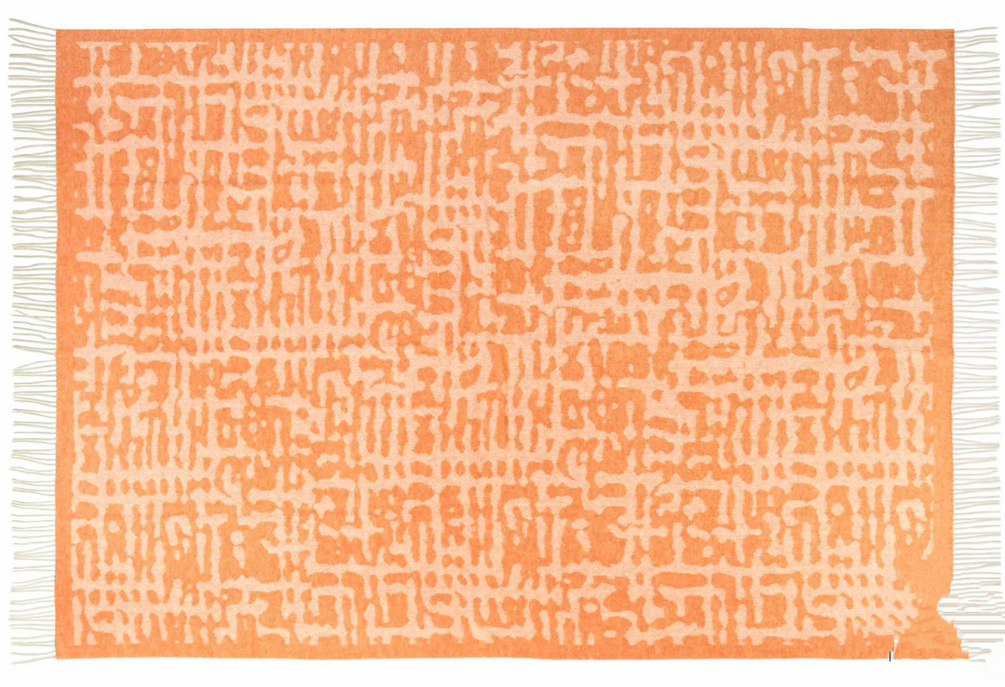 Heimdall Norway - stort ullpledd - Hafjell - dark coral