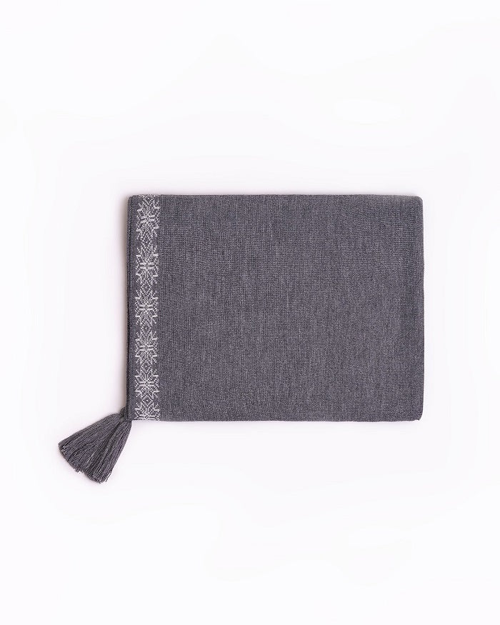 Heimdall Norway - poncho - oda - grey - off white