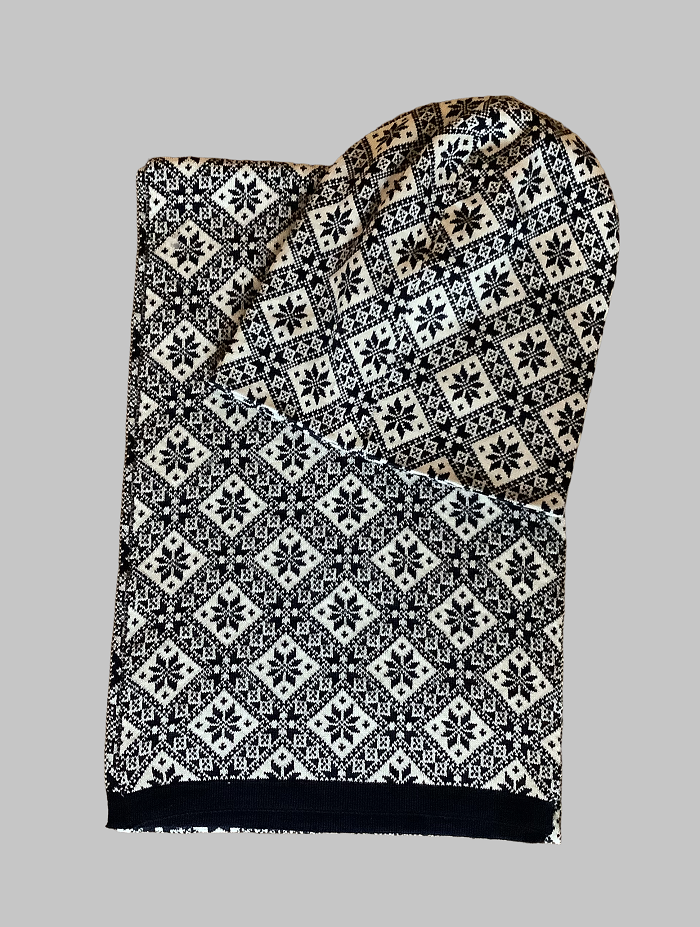 Heimdall Norway - lue - snø krystall - merino - navy - white - unisex - one size