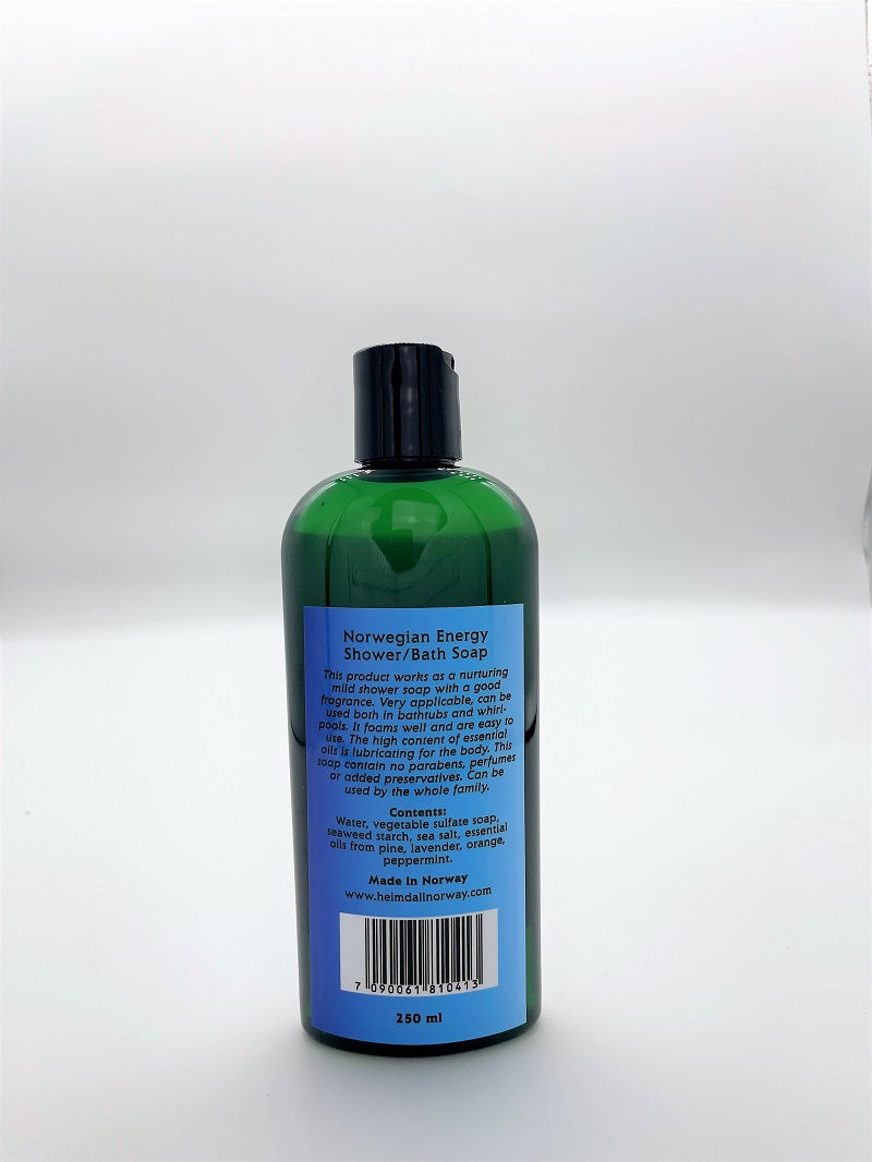 Heimdall Norway - energi dusj og badesåpe - naturlige urter - made in norway