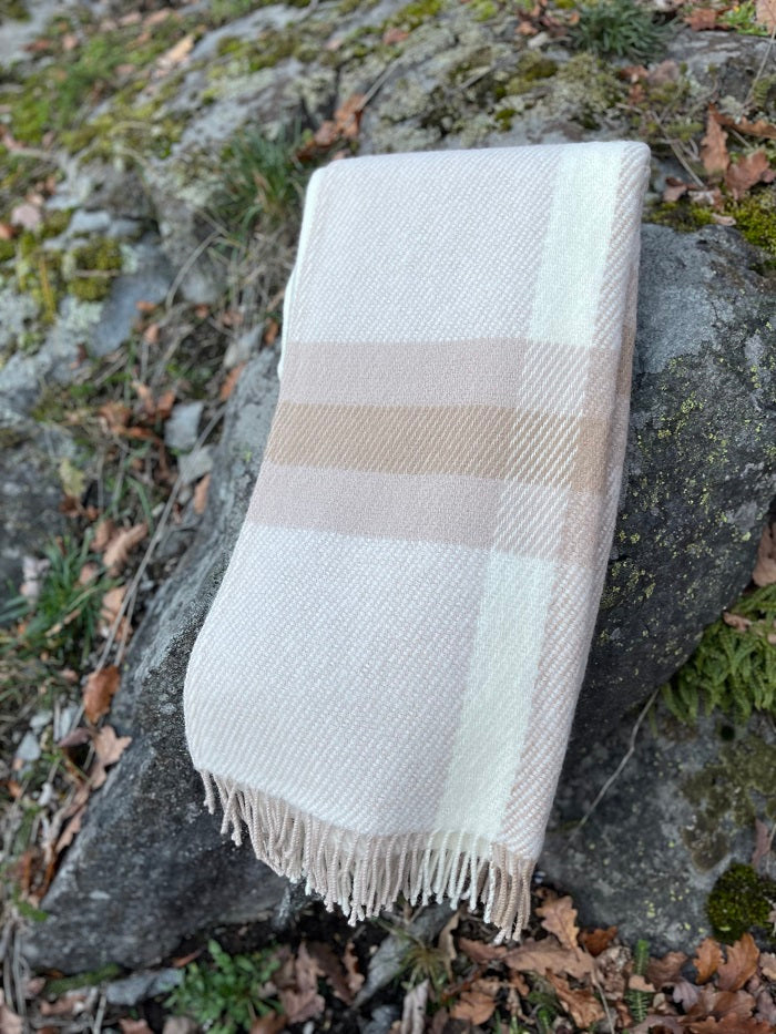 Heimdall Norway - stort ullpledd - Ustaoset - beige