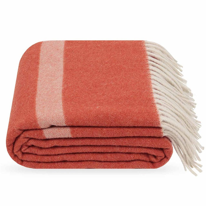 Heimdall Norway - stort ullpledd - brevik - orange