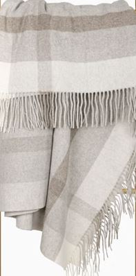 HEIMDALL NORWAY BLANKET | FROGNER - CASHMERE - MERINO - BEIGE