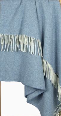 Heimdall Norway - large cashmere throw - merino wool - Frogner - light blue