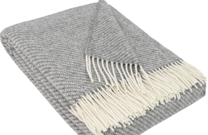 HEIMDALL NORWAY BLANKET - REIN - GRAY - NATURE