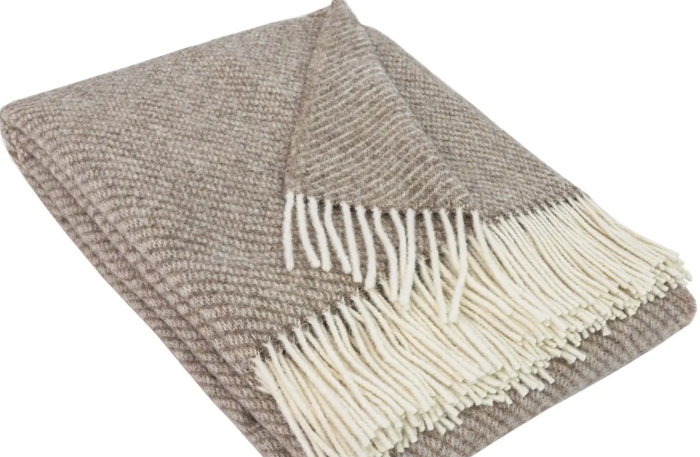 HEIMDALL NORWAY BLANKET - REIN - GRAY - NATURE