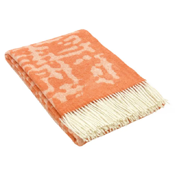 HEIMDALL NORWAY BLANKET - HAFJELL - DARK CORAL