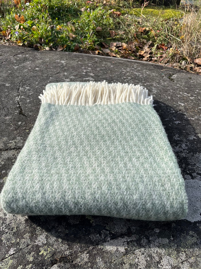 HEIMDALL NORWAY PLEDD - HALLINGDAL - 100% PURE NEW WOOL - SMOKE GREEN