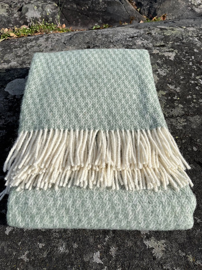 HEIMDALL NORWAY PLEDD - HALLINGDAL - 100% PURE NEW WOOL - SMOKE GREEN