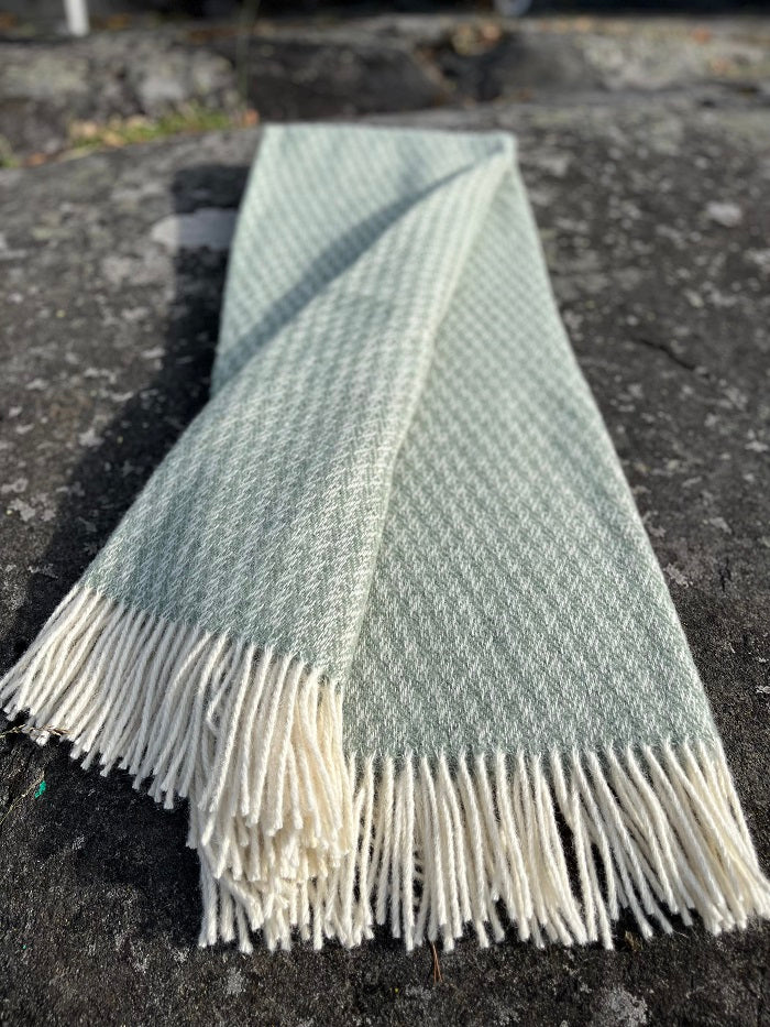 HEIMDALL NORWAY PLEDD - HALLINGDAL - 100% PURE NEW WOOL - SMOKE GREEN