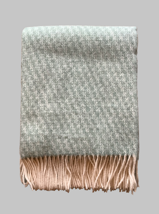 Heimdall Norway pledd - hallingdal - 100% pure new wool - smoke green
