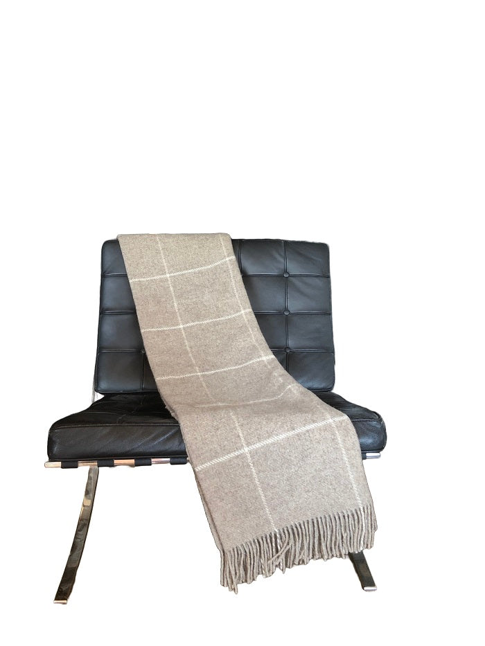 HEIMDALL NORWAY BLANKET - HEMSEDAL - BROWN