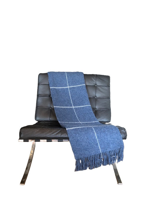 HEIMDALL NORWAY BLANKET - HEMSEDAL - NAVY