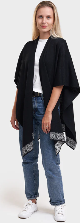 Heimdall Norway - poncho - nora - navy - white