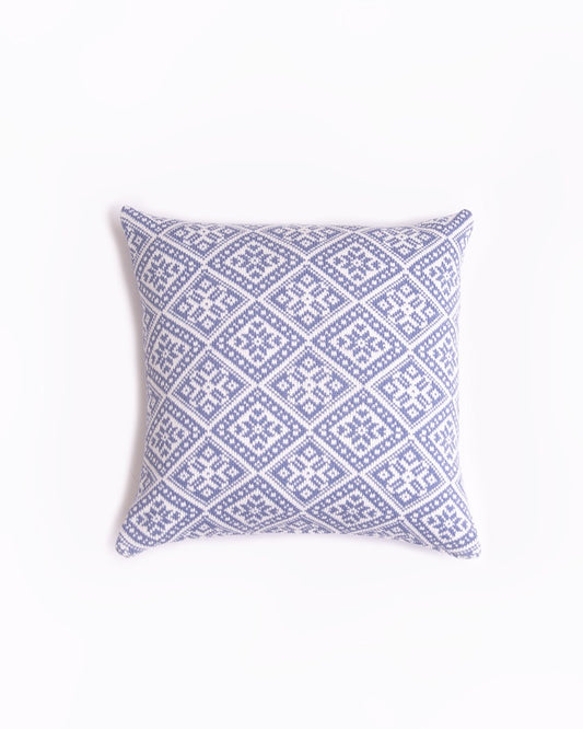 Heimdall Norway - pute ull - snow crystal - blue