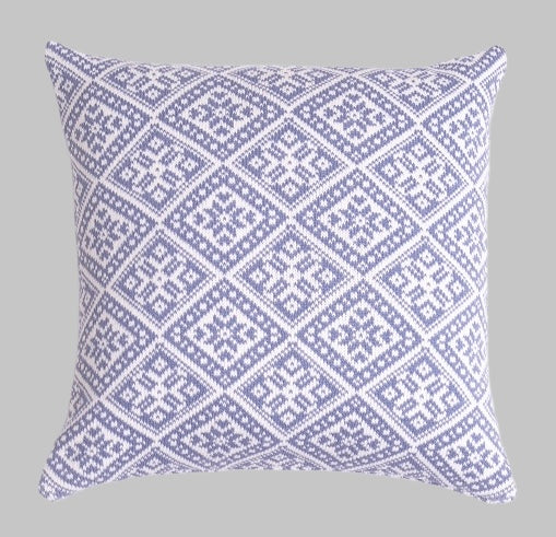 Heimdall Norway - pute ull - snow crystal - blue