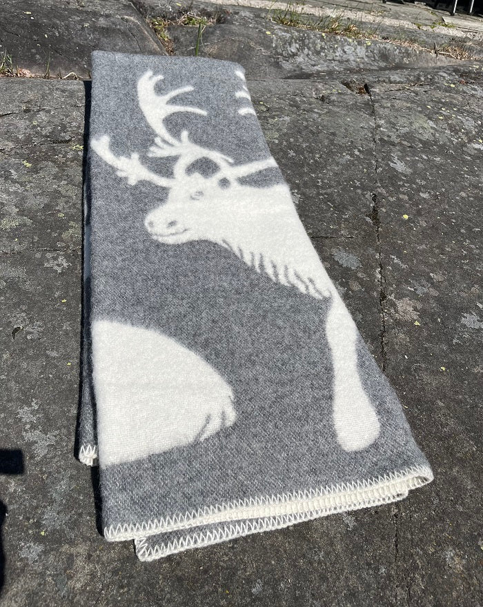 HEIMDALL NORWAY BLANKET - REIN - GRAY - NATURE