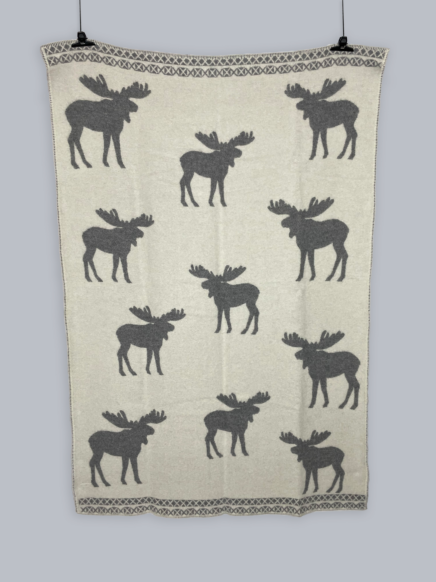 HEIMDALL NORWAY BLANKET - ELG - GRAY - NATURE