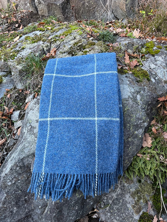 HEIMDALL NORWAY BLANKET - HEMSEDAL - NAVY