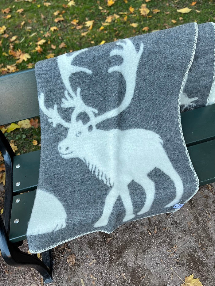 HEIMDALL NORWAY BLANKET - REIN - GRAY - NATURE